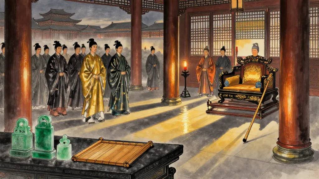 牧民 (Shepherding the People) — Chinese ink painting