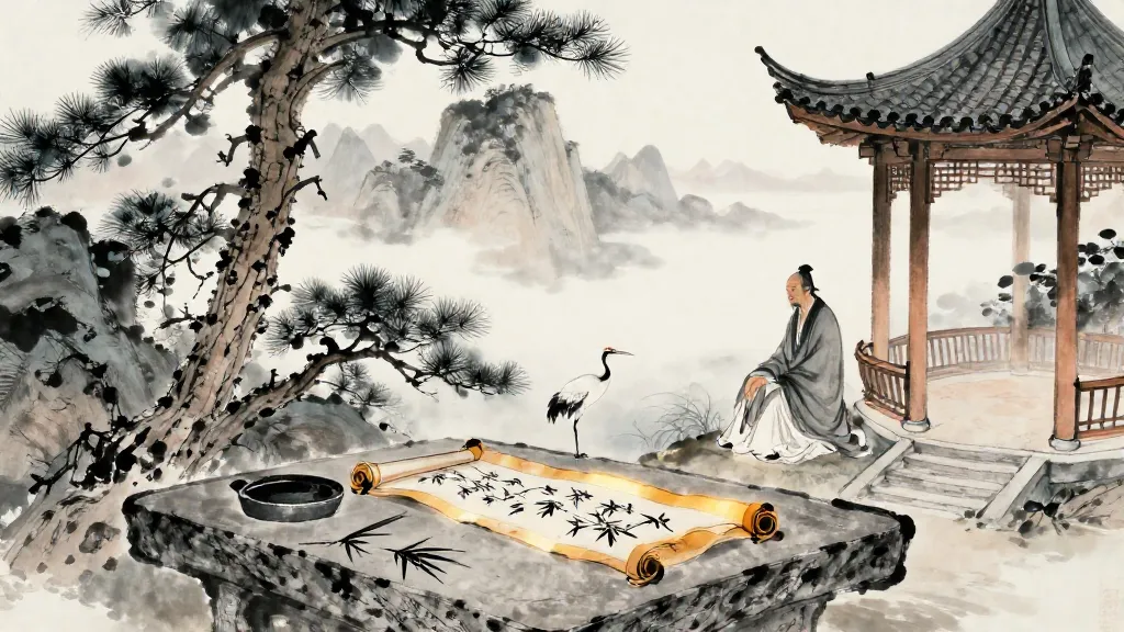 樞言 (Pivotal Sayings) — Chinese ink painting