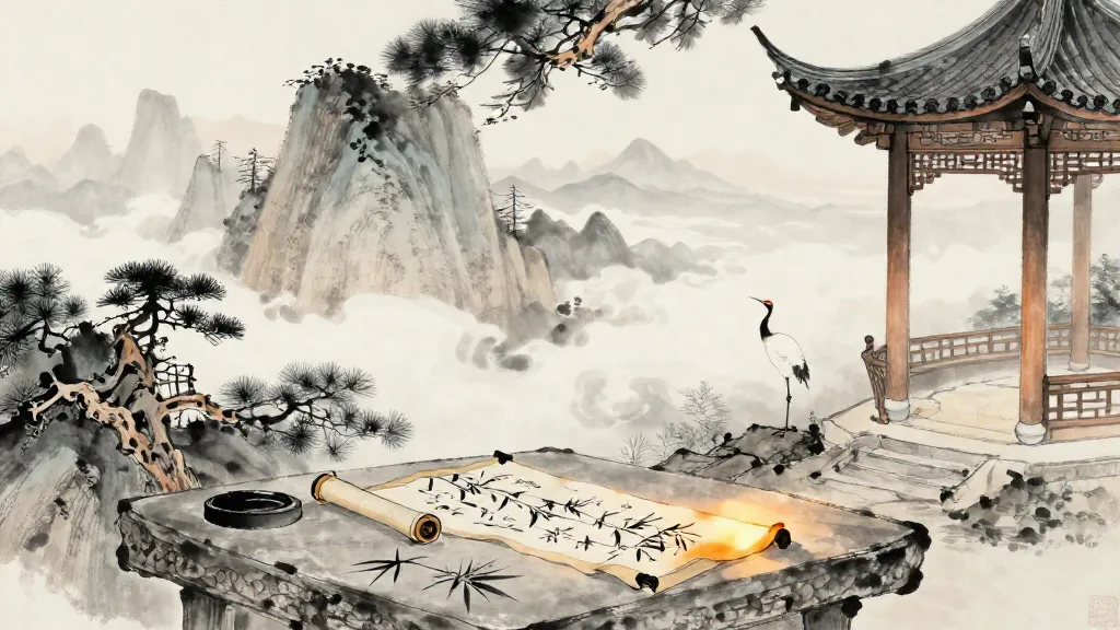 霸形 (The Form of Hegemony) — Chinese ink painting
