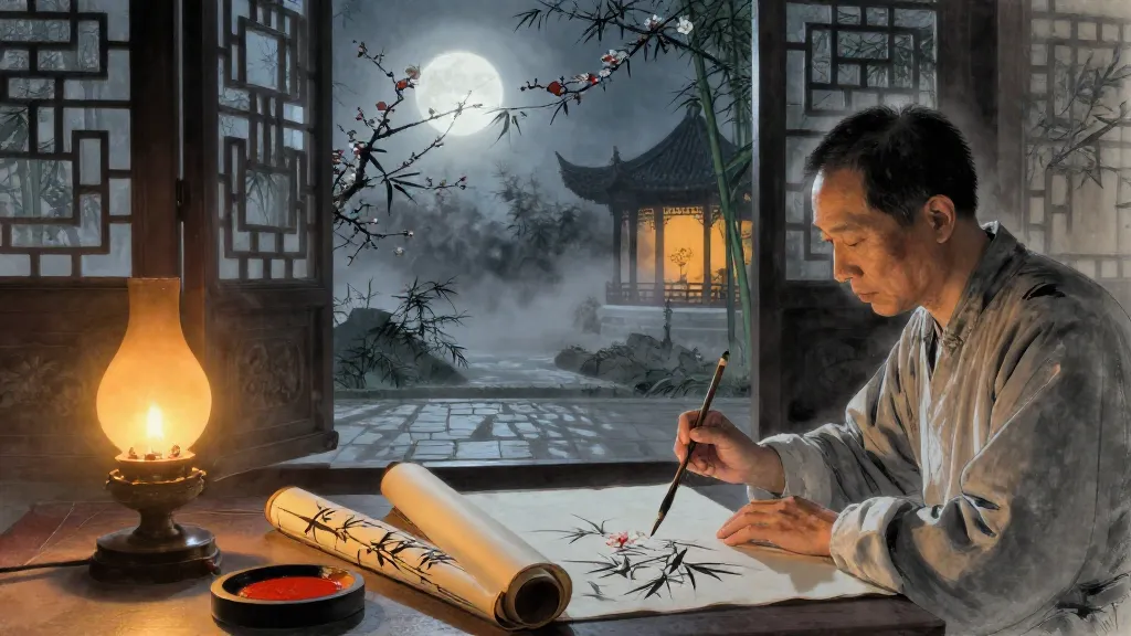 小稱 (Minor Weighing) — Chinese ink painting