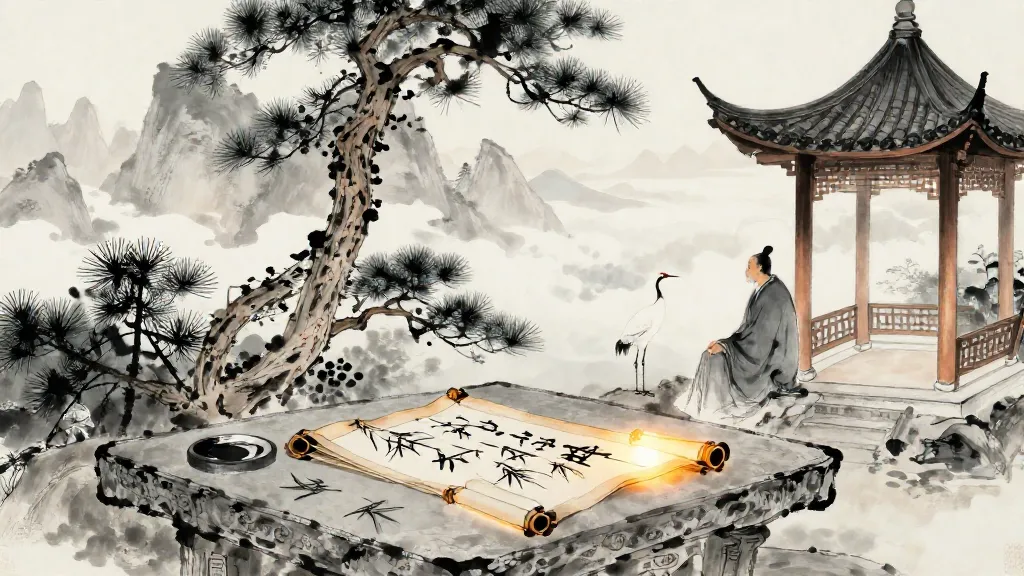 心術上 (The Art of the Mind, Part One) — Chinese ink painting