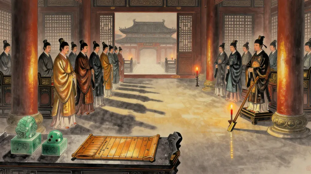 亡征 (Signs of Ruin) — Chinese ink painting