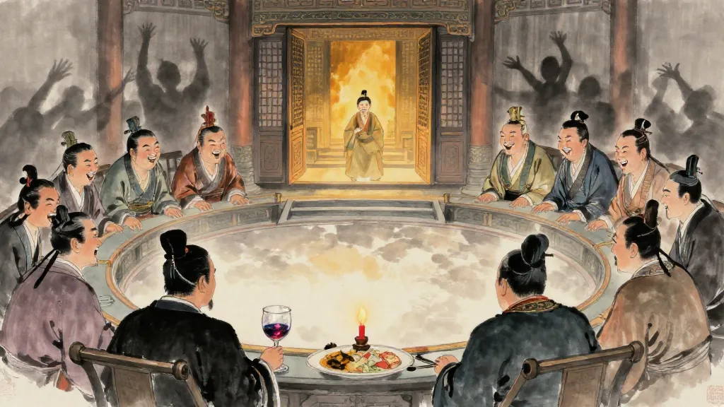備內 (Guarding Against the Interior) — Chinese ink painting