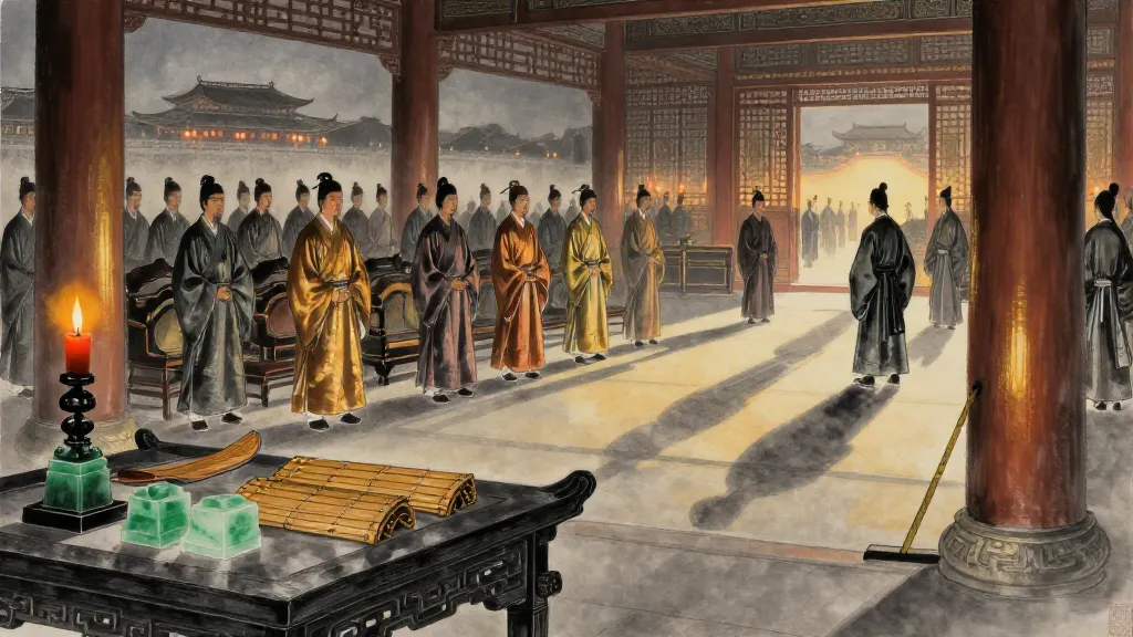 定法 (Fixing the Standard of Law) — Chinese ink painting