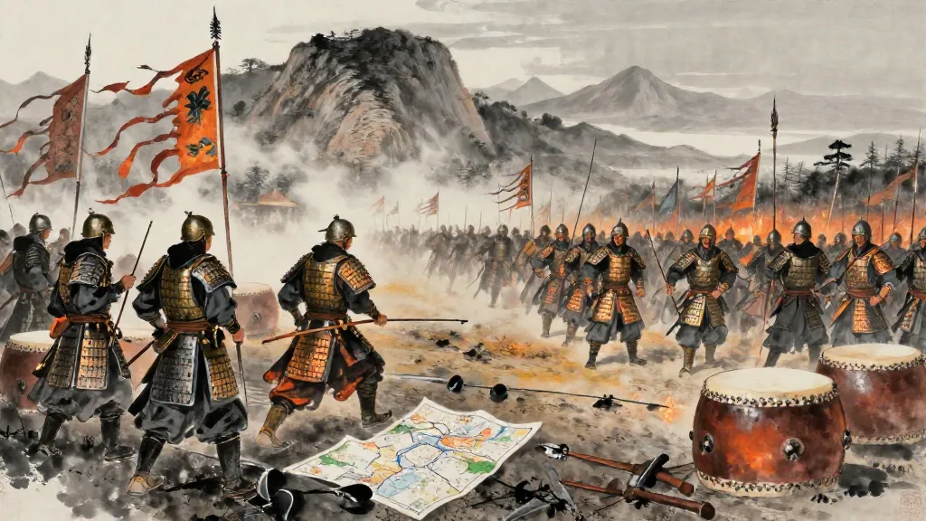 說疑 (Explaining Suspicion) — Chinese ink painting