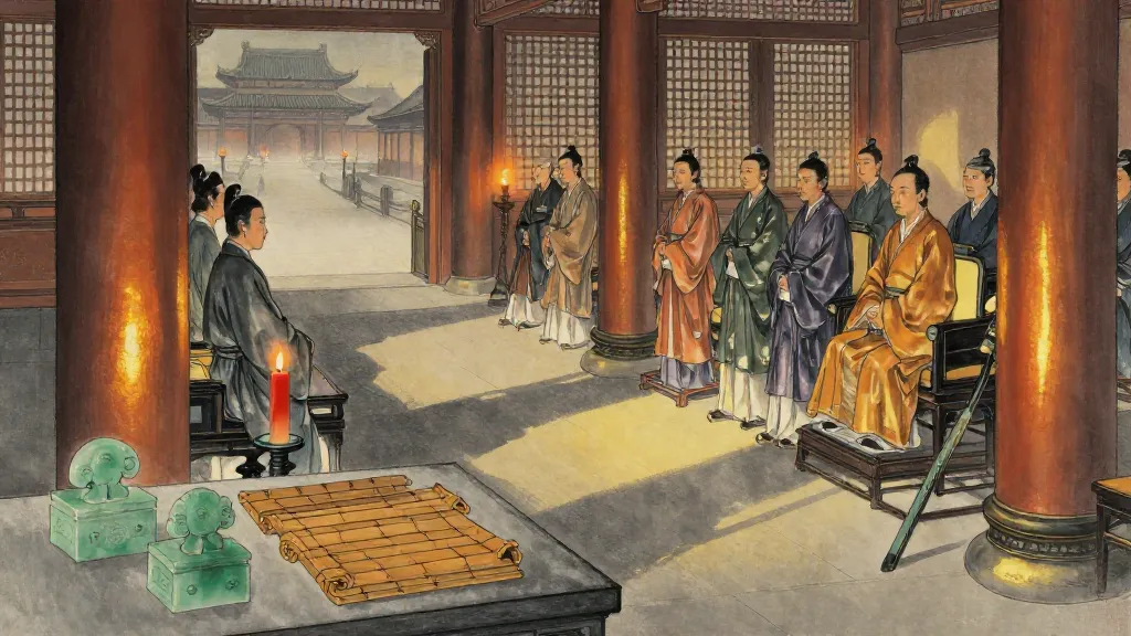 八說 (Eight Persuasions) — Chinese ink painting