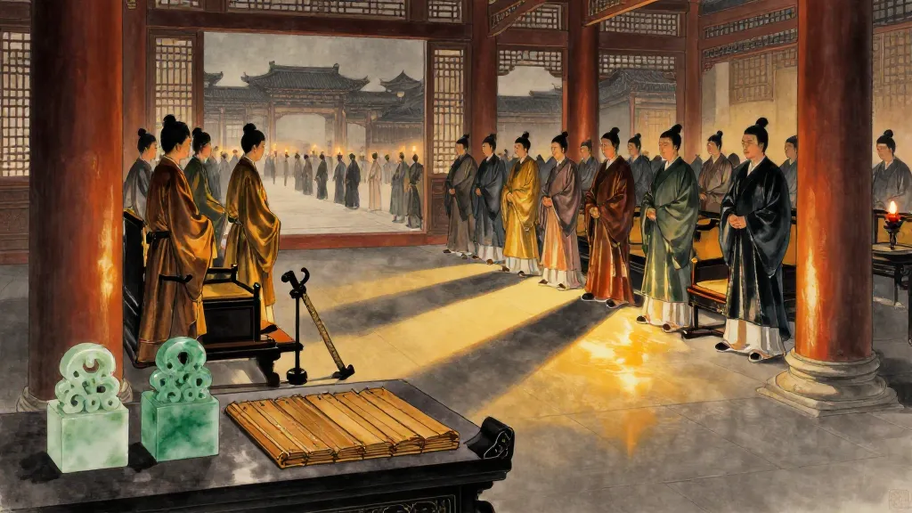 飭令 (Rectifying Ordinances) — Chinese ink painting
