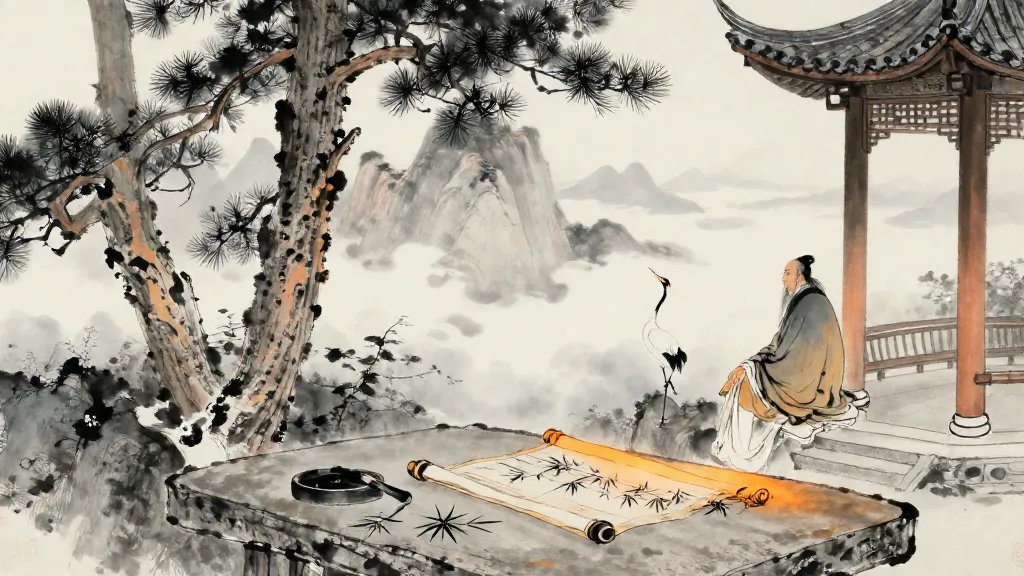 制分 (Regulating Distinctions) — Chinese ink painting
