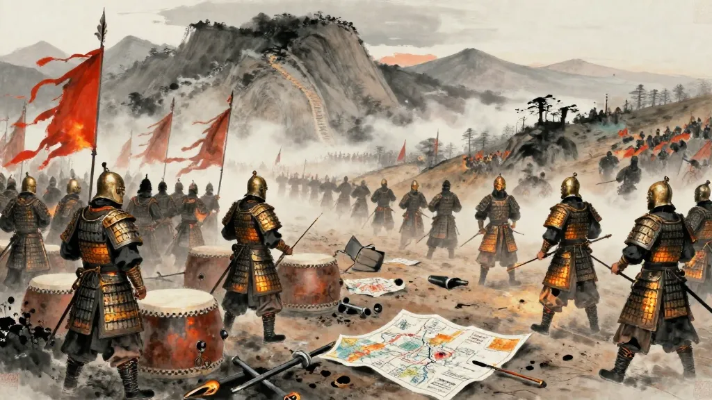 賞罰 (Rewards and Punishments) — Chinese ink painting