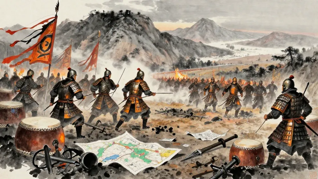 文啟 (Civil Awakening) — Chinese ink painting