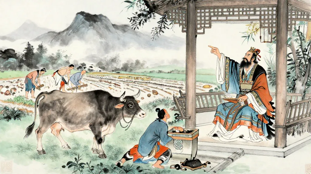 Mengzi (孟子) — Chinese ink painting