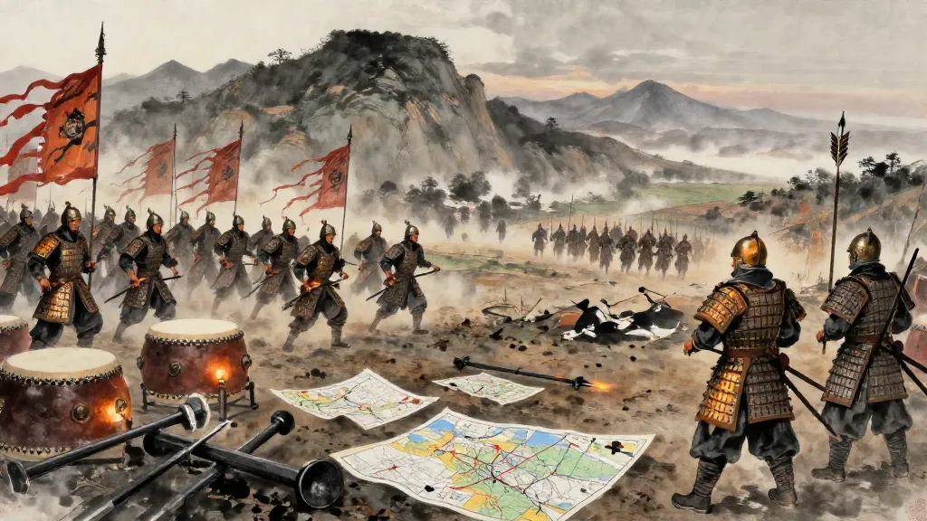 非攻(下) (Condemning Offensive Warfare, Part III) — Chinese ink painting