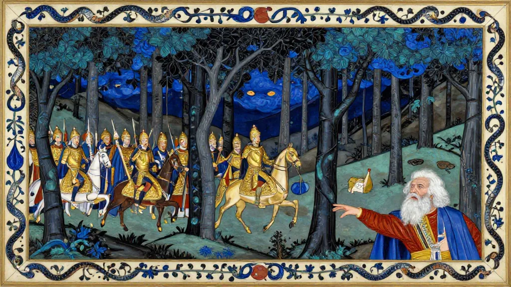 The Mazandaran Campaign (Part 1) — Persian miniature painting