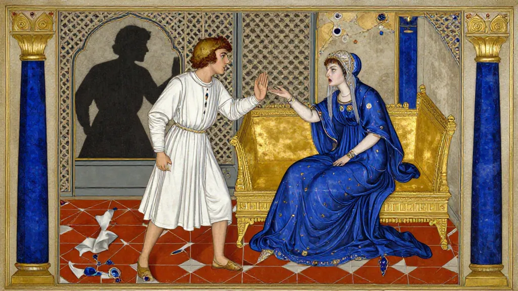 The Story of Siavash (Part 1) — Persian miniature painting