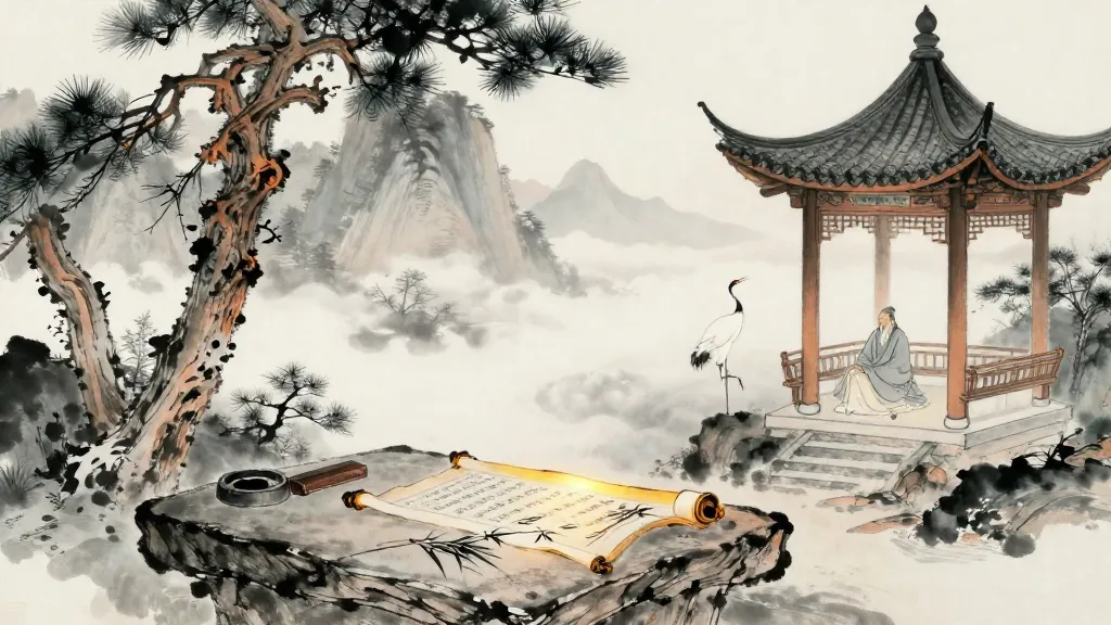 說民 (Persuading the People) — Chinese ink painting