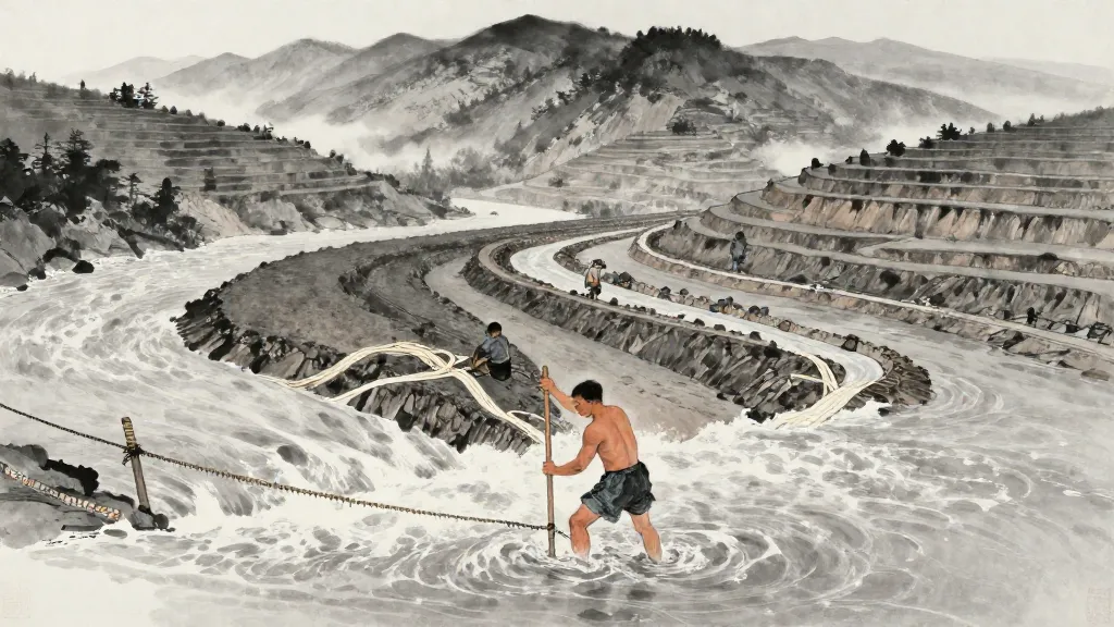 夏本紀 (Annals of the Xia) — Chinese ink painting
