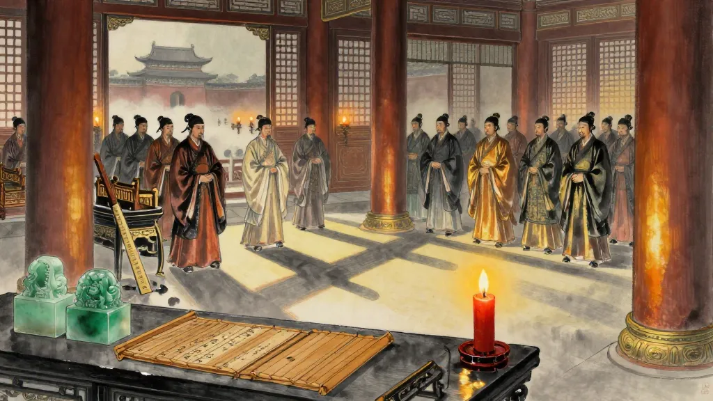 張釋之馮唐列傳 (Biographies of Zhang Shizhi and Feng Tang) — Chinese ink painting