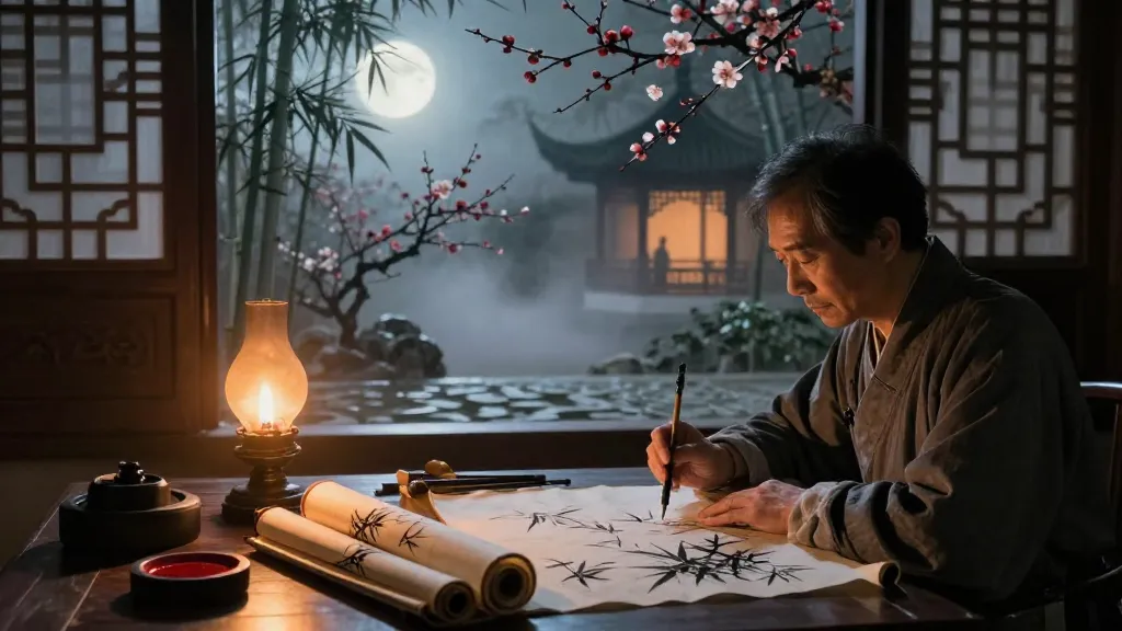 田叔列傳 (Biography of Tian Shu) — Chinese ink painting