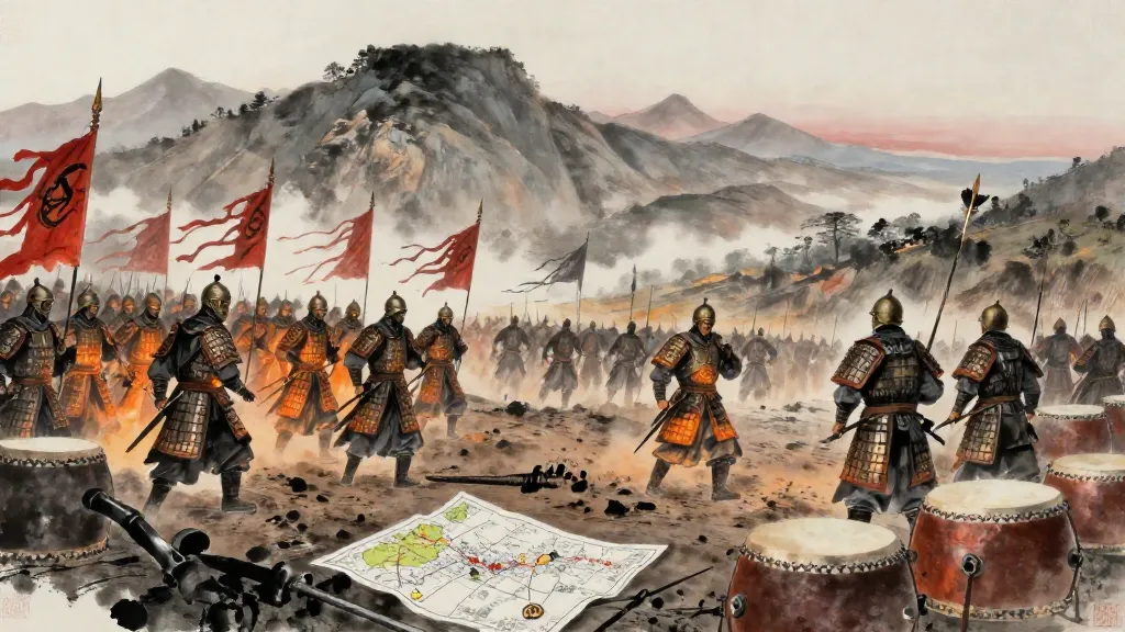 吳王濮列傳 (Biography of Liu Bi, King of Wu) — Chinese ink painting