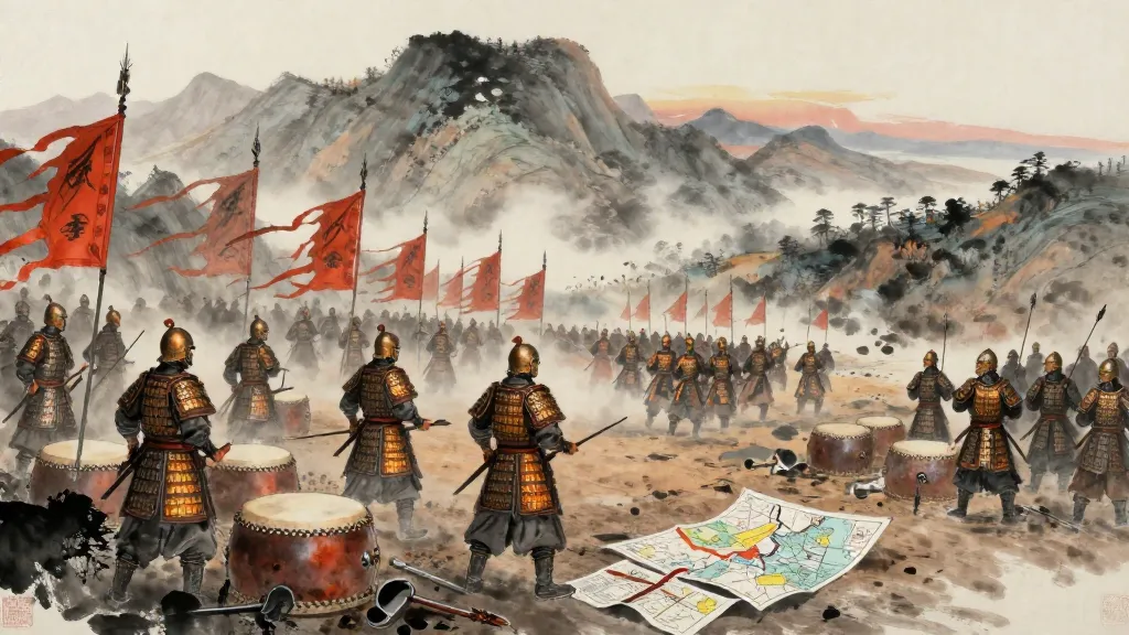 匈奴列傳(下) (Account of the Xiongnu (Part 2)) — Chinese ink painting