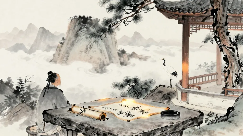 司馬相如列傳(下) (Biography of Sima Xiangru (Part 2)) — Chinese ink painting
