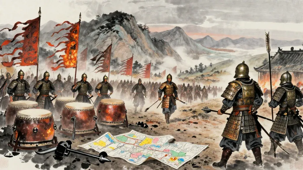 三代世表 (Genealogical Table of the Three Dynasties) — Chinese ink painting