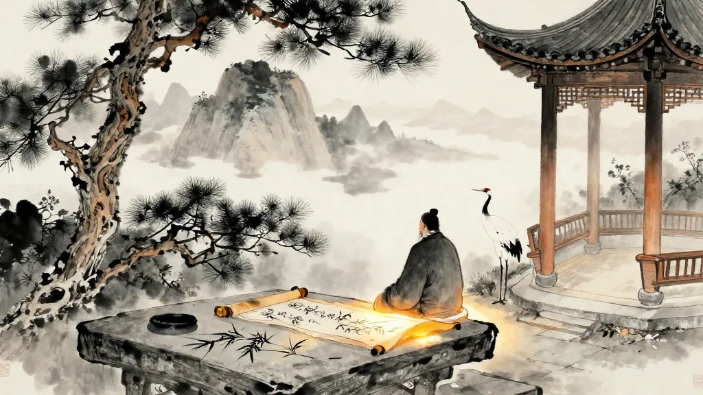 太史公自序(上) (The Grand Historian's Preface (Part 1)) — Chinese ink painting