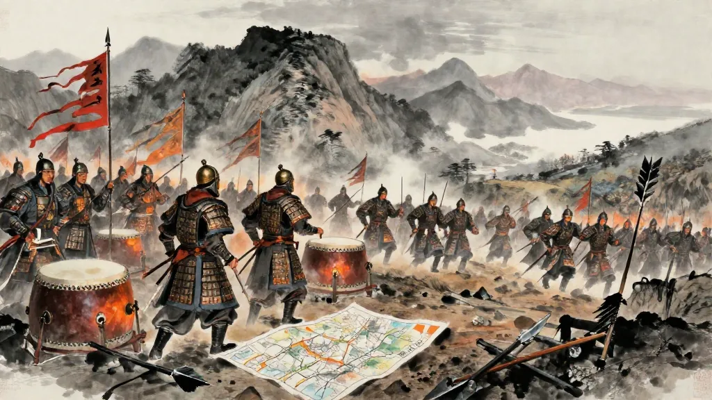 漢興以來諸侯王年表 (Chronological Table of Feudal Kings Since the Rise of Han) — Chinese ink painting