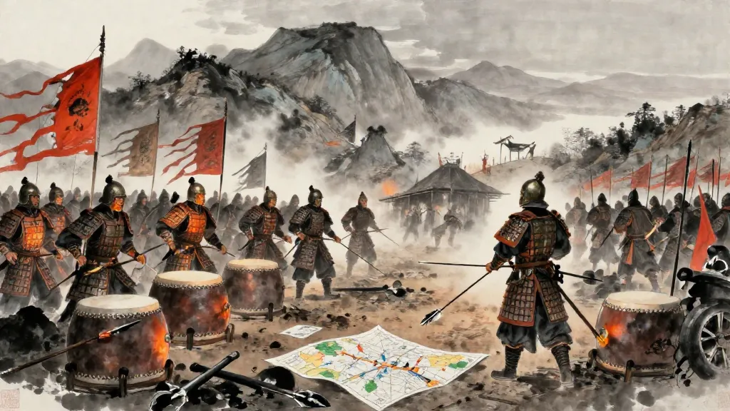 建元以來侯者年表 (Chronological Table of Marquises Since the Jianyuan Era) — Chinese ink painting