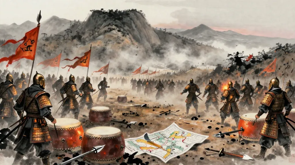 漢興以來將相名臣年表 (Chronological Table of Generals, Ministers and Notable Officials Since the Rise of Han) — Chinese ink painting