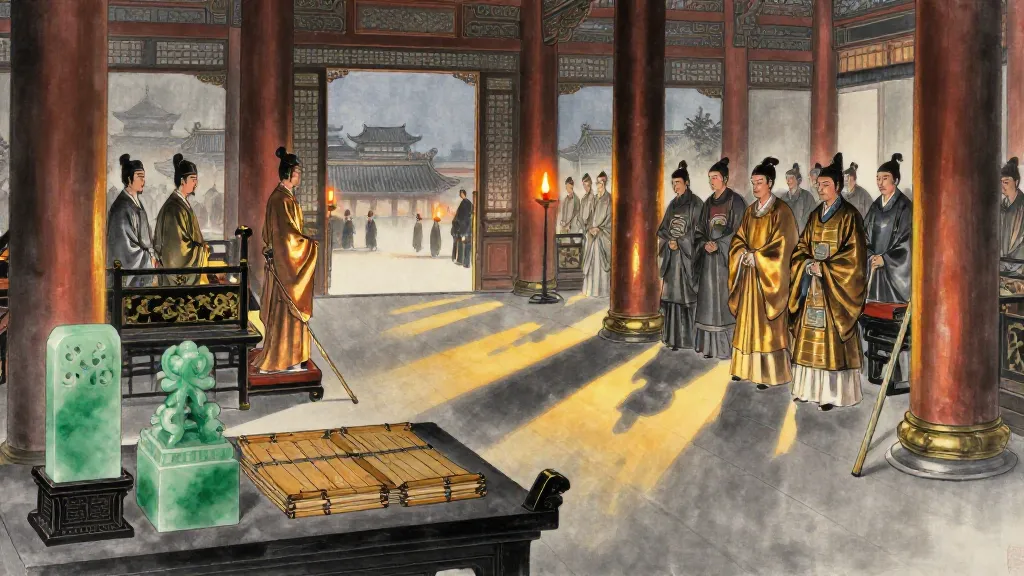 天官書(上) (Treatise on the Celestial Offices — Part 1: The Star Catalog) — Chinese ink painting