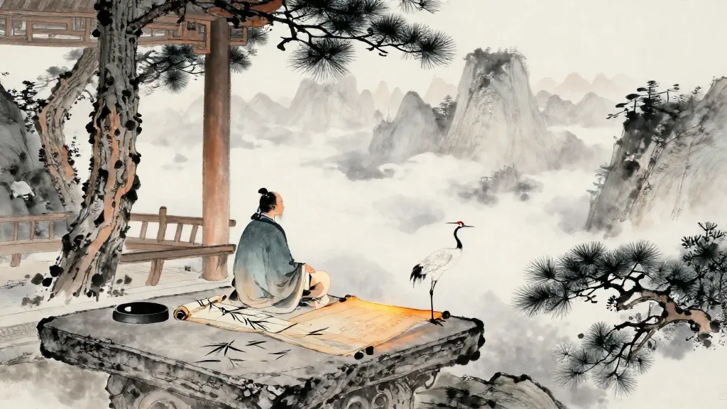 封禪書(上) (Treatise on the Feng and Shan Sacrifices — Part 1: Ancient Rites Through Qin) — Chinese ink painting