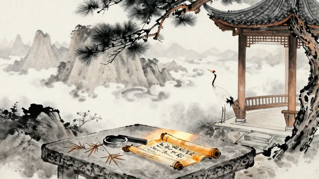 陳杞世家 (Hereditary House of Chen and Qi) — Chinese ink painting