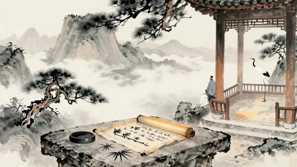 晉世家(上) (Hereditary House of Jin — Part 1) — Chinese ink painting