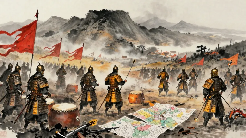 晉世家(下) (Hereditary House of Jin — Part 2) — Chinese ink painting