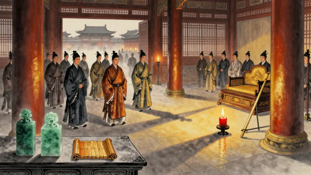 田敬仲完世家 (Hereditary House of Tian Jingzhong Wan) — Chinese ink painting