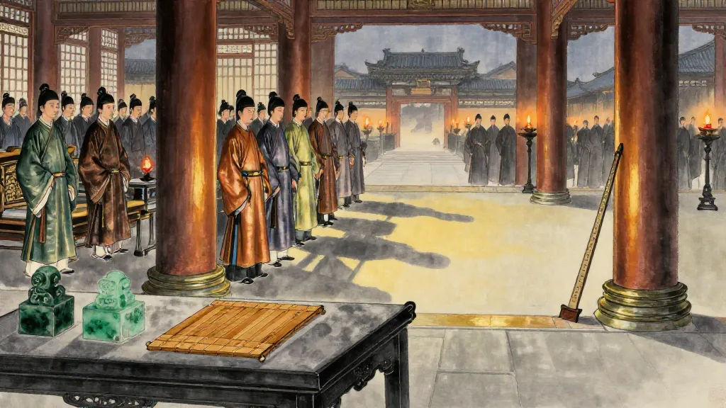 孔子世家 (Hereditary House of Confucius) — Chinese ink painting