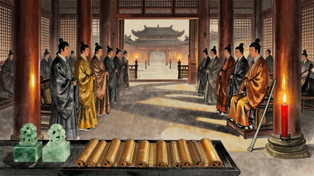 楚元王世家 (Hereditary House of Prince Yuan of Chu) — Chinese ink painting