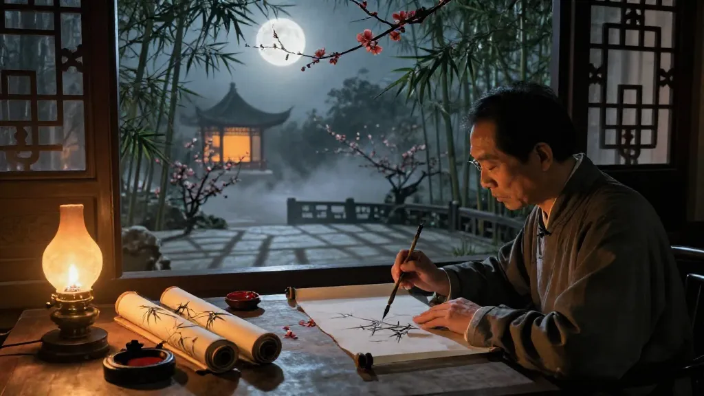 伍子胥列傳 (Biography of Wu Zixu) — Chinese ink painting