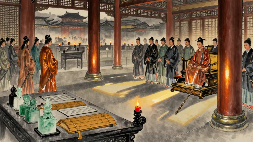 商君列傳 (Biography of Lord Shang) — Chinese ink painting