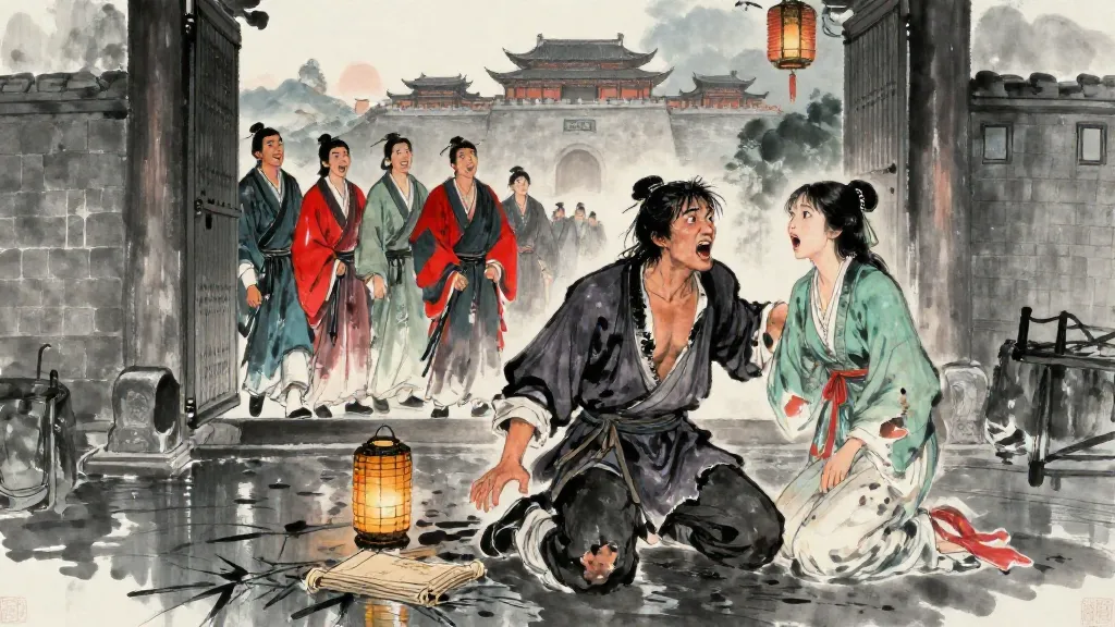 張儀列傳 (Biography of Zhang Yi) — Chinese ink painting