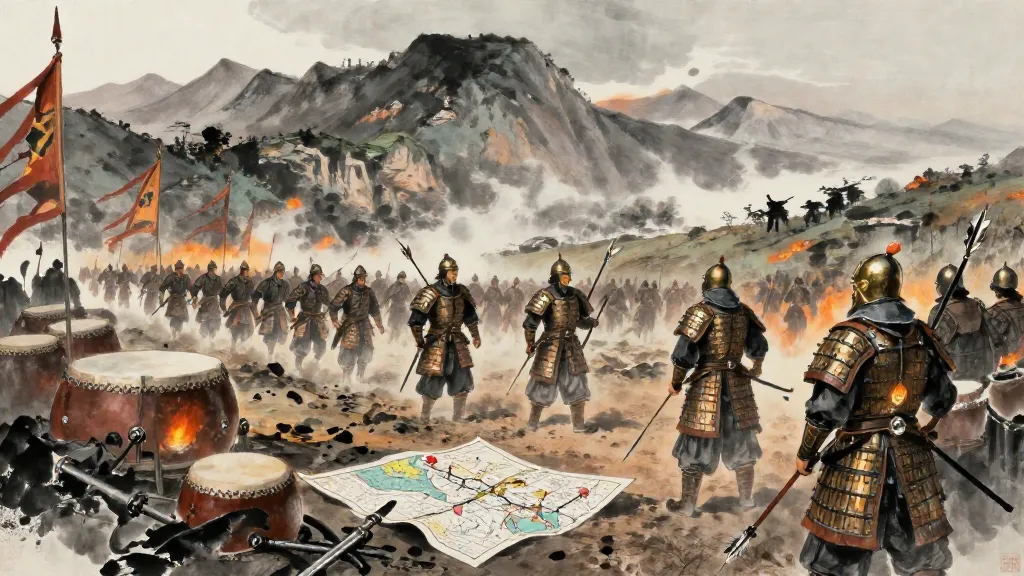 魏公子列傳 (Biography of the Prince of Wei (Lord Xinling)) — Chinese ink painting