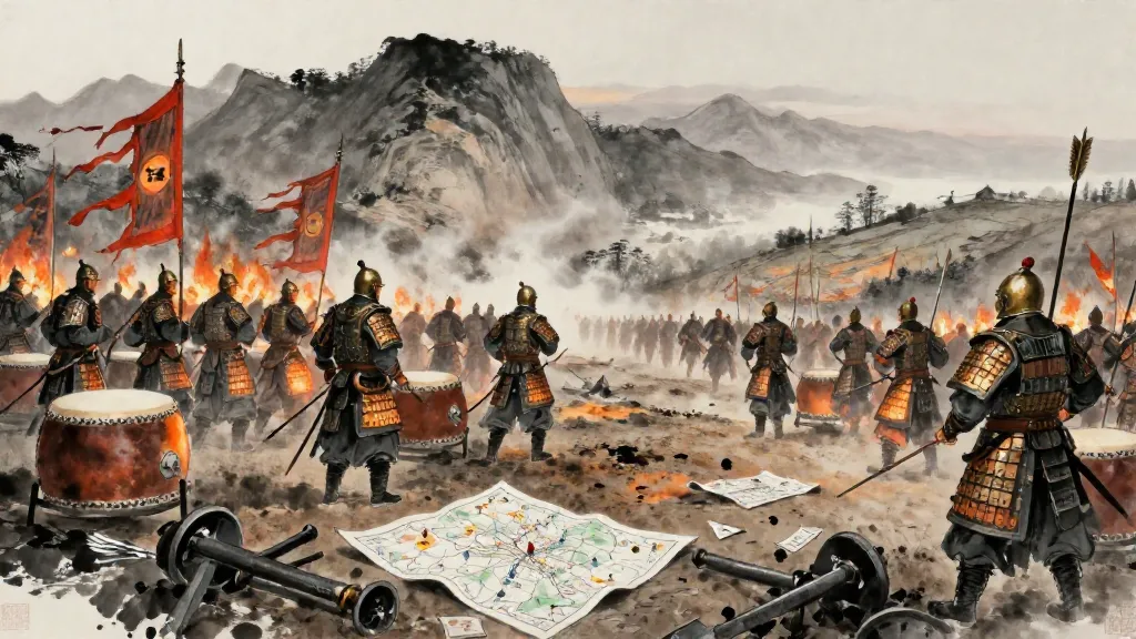 春申君列傳 (Biography of Lord Chunshen) — Chinese ink painting