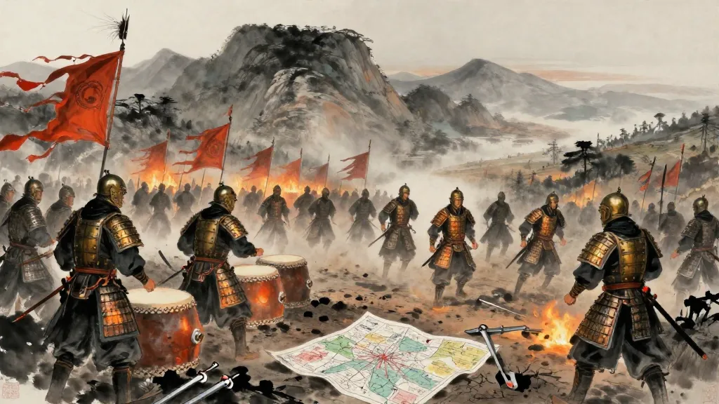 魯仲連鄒陽列傳 (Biographies of Lu Zhonglian and Zou Yang) — Chinese ink painting