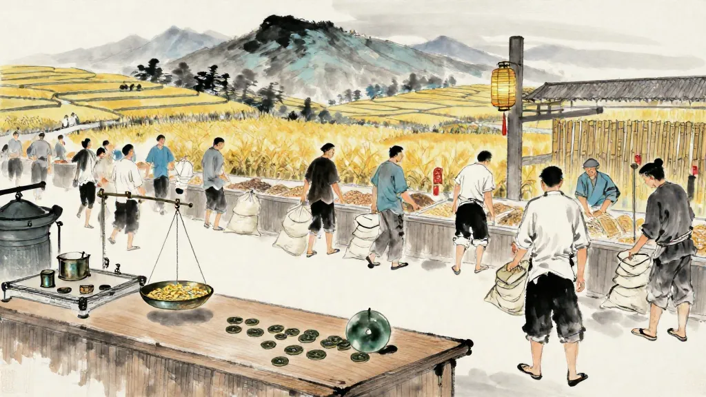 呂不韋列傳 (Biography of Lü Buwei) — Chinese ink painting