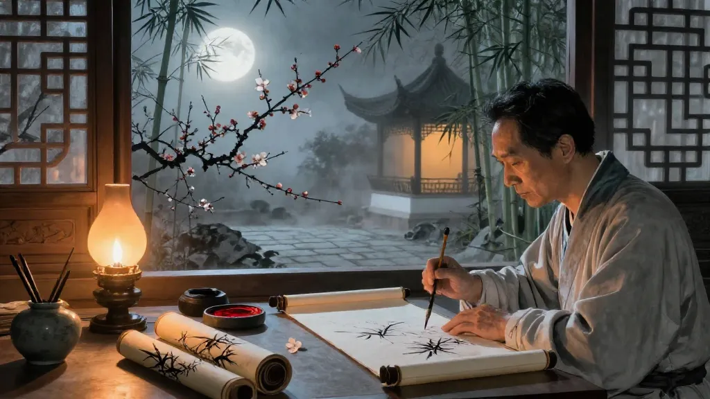 黥布列傳 (Biography of Qing Bu (Ying Bu)) — Chinese ink painting