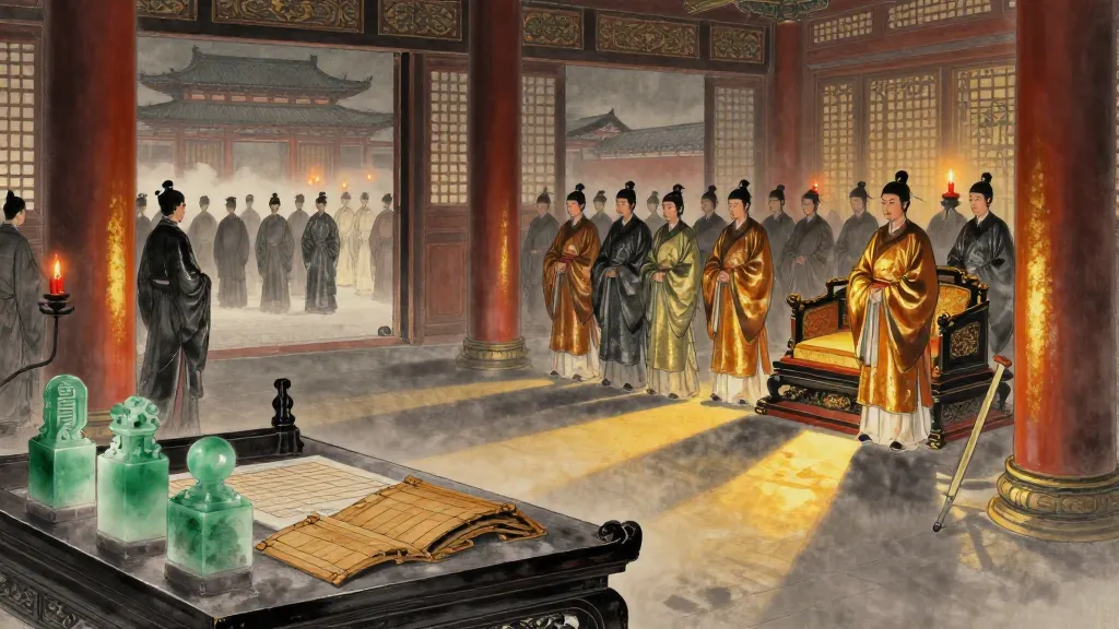 韓信盧綰列傳 (Biographies of Han Xin, King of Han, and Lu Wan) — Chinese ink painting