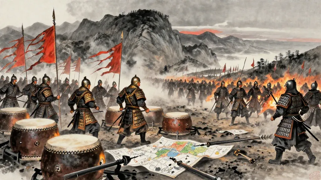 田儋列傳 (Biography of the Tian Clan of Qi) — Chinese ink painting