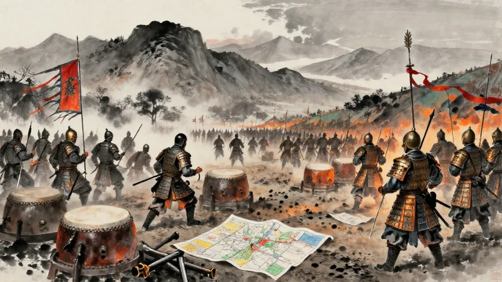 劉敬叔孫通列傳 (Biographies of Liu Jing and Shusun Tong) — Chinese ink painting