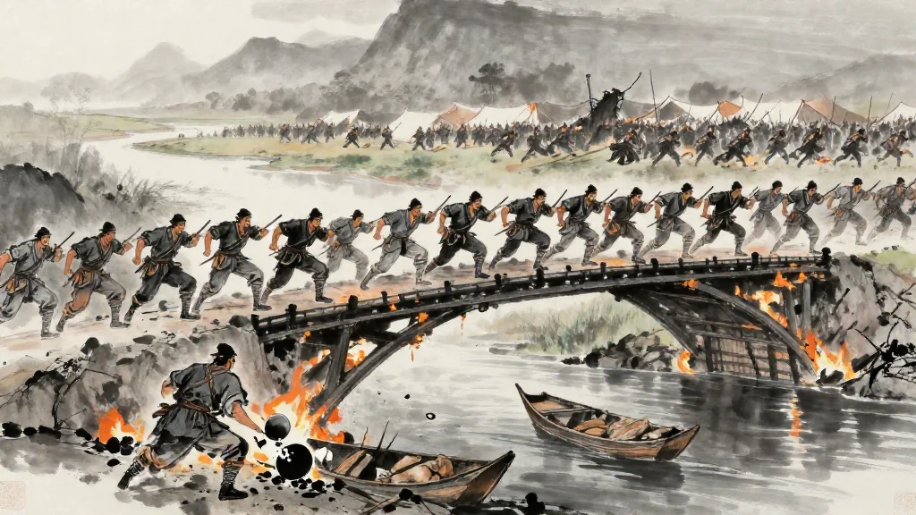 九地 (The Nine Situations) — Chinese ink painting
